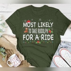 🎄 Outlash Black Kids Christmas T-Shirt – Size T4